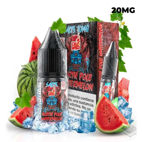SALES DE NICOTINA NORTH POLE WATERMELON KABUKI OIL4VAP 10ML 20MG