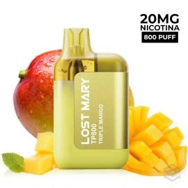 VAPER DESECHABLE LOST MARY TP800 TRIPLE MANGO 20MG