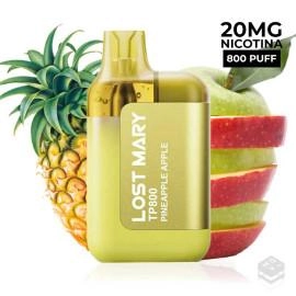 DISPOSABLE VAPE LOST MARY TP800 PINEAPPLE APPLE 20MG