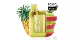 VAPER DESECHABLE LOST MARY TP800 PINEAPPLE APPLE 20MG