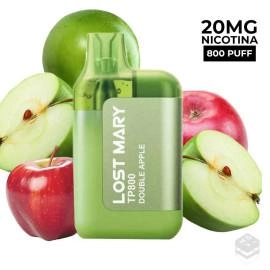 DISPOSABLE VAPE LOST MARY TP800 DOUBLE APPLE 20MG