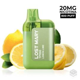 DISPOSABLE VAPE LOST MARY TP800 LEMON LIME 20MG