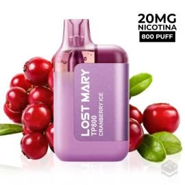 VAPER DESECHABLE LOST MARY TP800 CRANBERRY ICE 20MG