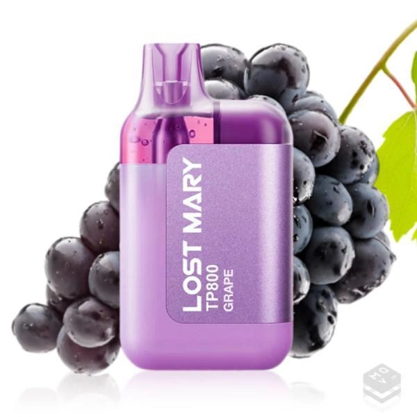 VAPER DESECHABLE LOST MARY TP800 GRAPE 20MG