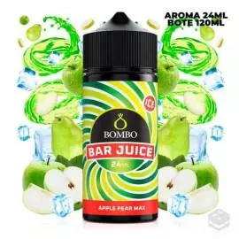 AROMA APPLE PEAR MAX ICE BAR JUICE BY BOMBO 24 ML LONGFILL