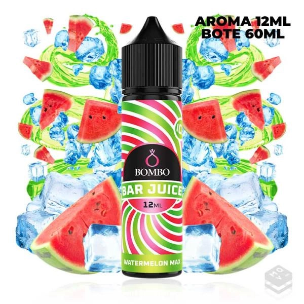 AROMA WATERMELON MAX ICE BAR JUICE BY BOMBO 12 ML LONGFILL