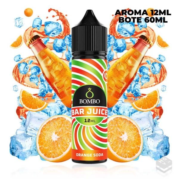 AROMA ORANGE SODA ICE BAR JUICE BY BOMBO 12 ML LONGFILL