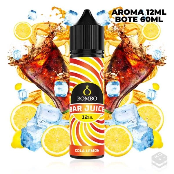 AROMA COLA LEMON ICE BAR JUICE BY BOMBO 12 ML LONGFILL