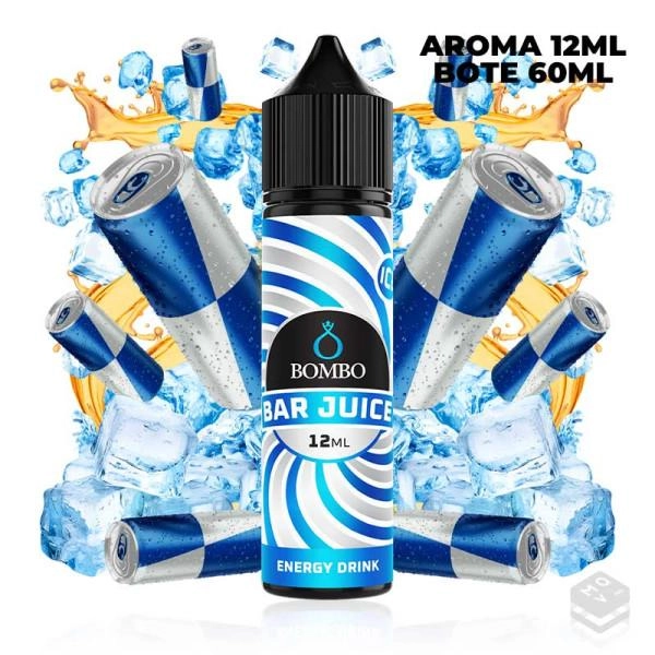 AROMA ENERGY DRINK ICE BAR JUICE BY BOMBO 12 ML LONGFILL