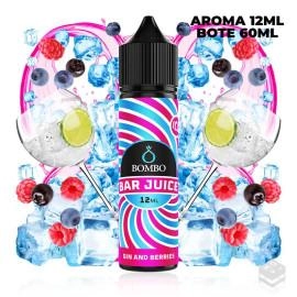 AROMA GIN & BERRIES ICE BAR JUICE BY BOMBO 12 ML LONGFILL