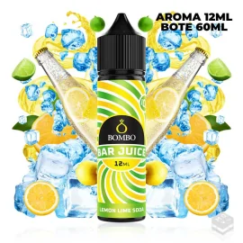 FLAVOUR LEMON LIME SODA ICE BAR JUICE BY BOMBO 12ML LONGFILL
