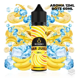 FLAVOUR BANANA MAX ICE BAR JUICE BY BOMBO 12ML LONGFILL