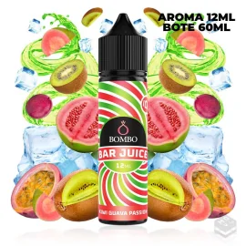 FLAVOUR KIWI GUAVA PASSION ICE BAR JUICE BY BOMBO 12ML LONGFILL