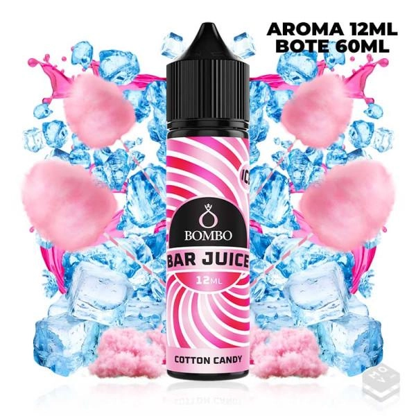 AROMA COTTON CANDY ICE BAR JUICE BY BOMBO 12 ML LONGFILL