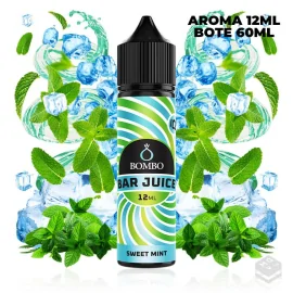 AROMA SWEET MINT ICE BAR JUICE BY BOMBO 12ML LONGFILL
