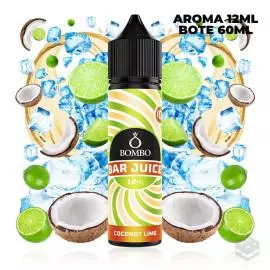 AROMA COCONUT LIME ICE BAR JUICE BY BOMBO 12 ML LONGFILL