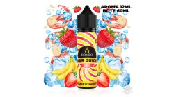 AROMA BANANA STRAWBERRY ICE BAR JUICE BY BOMBO 12 ML LONGFILL