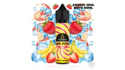 AROMA BANANA STRAWBERRY ICE BAR JUICE BY BOMBO 12 ML LONGFILL