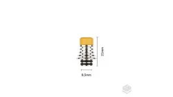 DRIP TIP 510 FLUTED SS 2