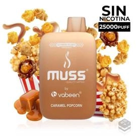 DISPOSABLE POD MUSS CYBER FLEX CARAMEL POPCORN 0MG