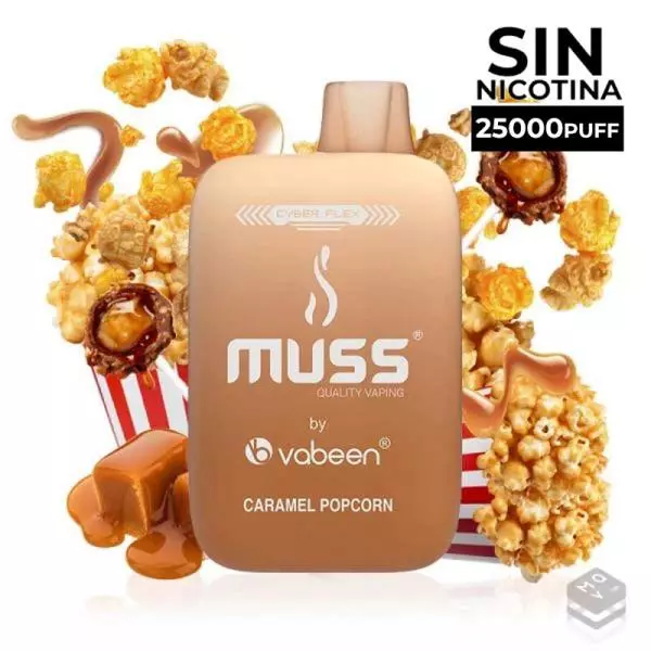 VAPER DESECHABLE MUSS CYBER FLEX CARAMEL POPCORN