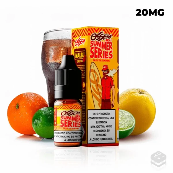 SALES DE NICOTINA MALIBU CITRUS COLA OSSEM 10ML 20MG