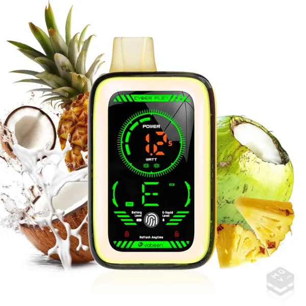 VAPER DESECHABLE MUSS CYBER FLEX PINEAPPLE COCONUT 0MG