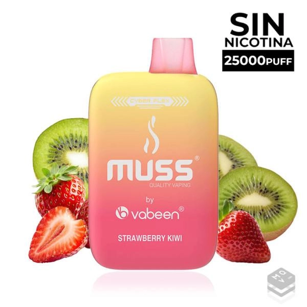 VAPER DESECHABLE MUSS CYBER FLEX STRAWBERRY KIWI 0MG