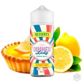 ELIQUID LEMON TART BY DINNER LADY 100ML VAPE