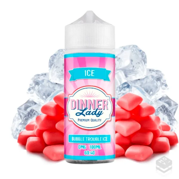 ELIQUID BUBBLE TROUBLE ICE BY DINNER LADY 100ML