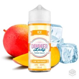 ELIQUID SUN TAN MANGO ICE BY DINNER LADY 100ML VAPE