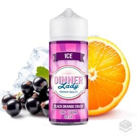 ELIQUID BLACK ORANGE CRUSH ICE BY DINNER LADY 100ML VAPE