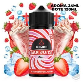 AROMA STRAWBERRY MILKSHAKE ICE BAR JUICE BY BOMBO 24 ML LONGFILL