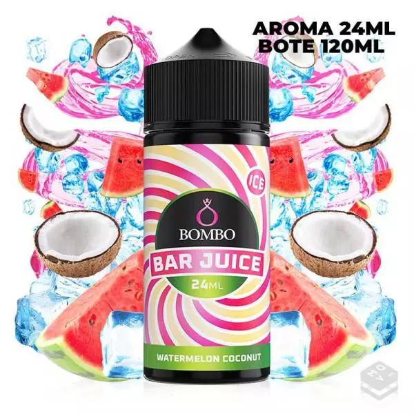 AROMA WATERMELON COCONUT ICE BAR JUICE BY BOMBO 24 ML LONGFILL