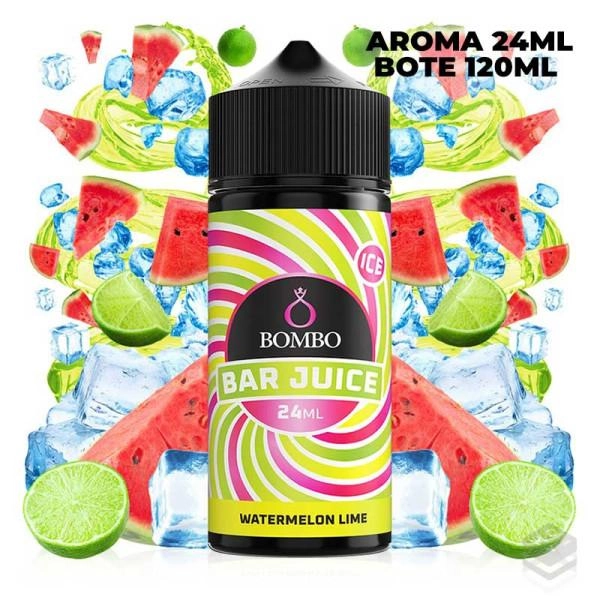 AROMA WATERMELON LIME ICE BAR JUICE BY BOMBO 24 ML LONGFILL