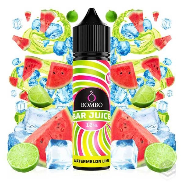 AROMA WATERMELON LIME ICE BAR JUICE BY BOMBO 12 ML LONGFILL