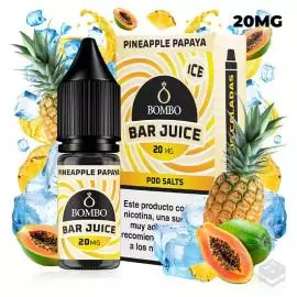 PINEAPPLE PAPAYA ICE BAR JUICE BY BOMBO 10ML NICOTINE SALTS