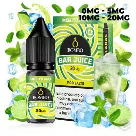 MOJITO MAX ICE BAR JUICE BY BOMBO 10ML NICOTINE SALTS