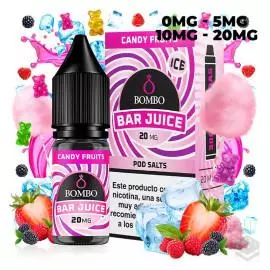 CANDY FRUITS ICE BAR JUICE BY BOMBO 10ML NICOTINE SALTS