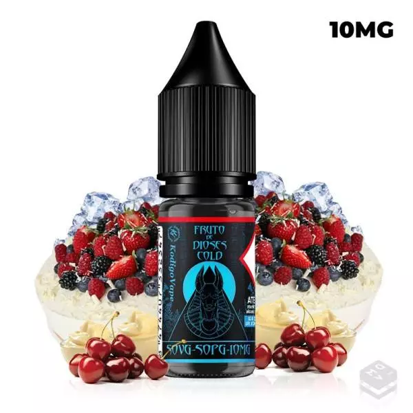 SALES DE NICOTINA FRUTO DE DIOSES COLD KODIGOVAPE 10ML 10MG