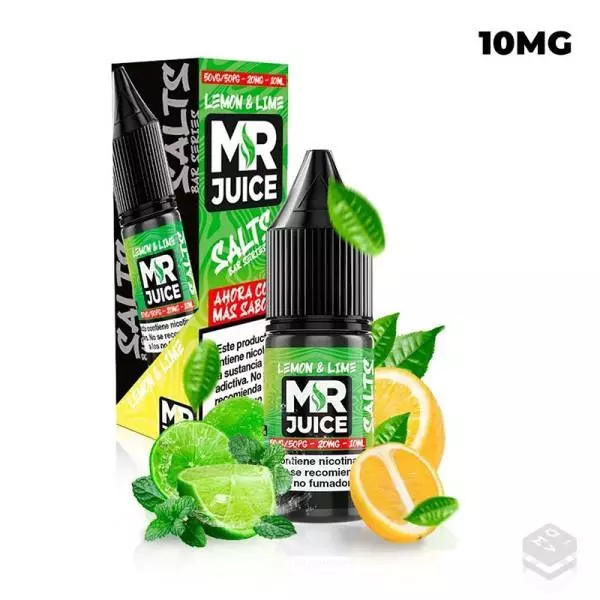 SALES DE NICOTINA LEMON LIME MR. JUICE 10ML 10MG