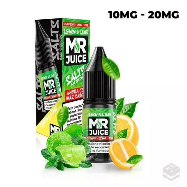 SALES DE NICOTINA LEMON LIME MR. JUICE 10ML