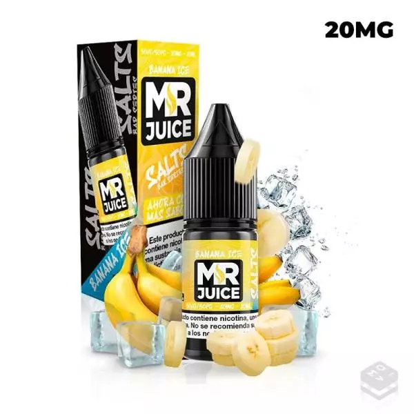 SALES DE NICOTINA BANANA ICE MR. JUICE 10ML 20MG