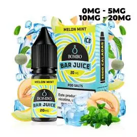 MELON MINT ICE BAR JUICE BY BOMBO 10ML NICOTINE SALTS