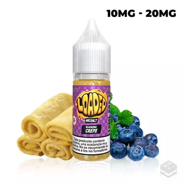 SALES DE NICOTINA BLUEBERRY CREPE LOADED 10ML