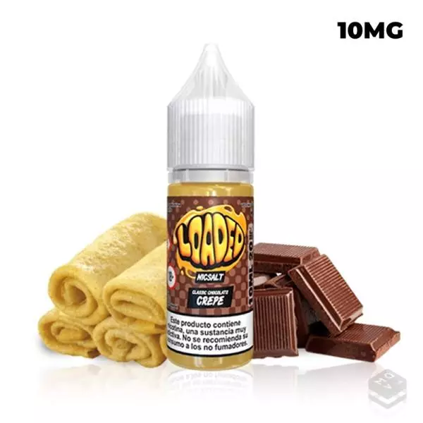 SALES DE NICOTINA CLASSIC CHOCOLATE CREPE LOADED 10ML 10MG