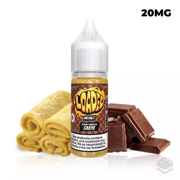 SALES DE NICOTINA CLASSIC CHOCOLATE CREPE LOADED 10ML 20MG