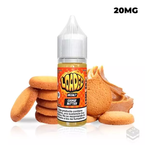 SALES DE NICOTINA COOKIE BUTTER LOADED 10ML 20MG