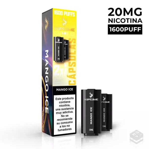 CARTUCHOS PRECARGADOS MANGO ICE VAPEAME 4 EN 1