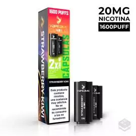 STRAWBERRY KIWI VAPEAME 4 IN 1 PRE-FILLED CARTRIDGES